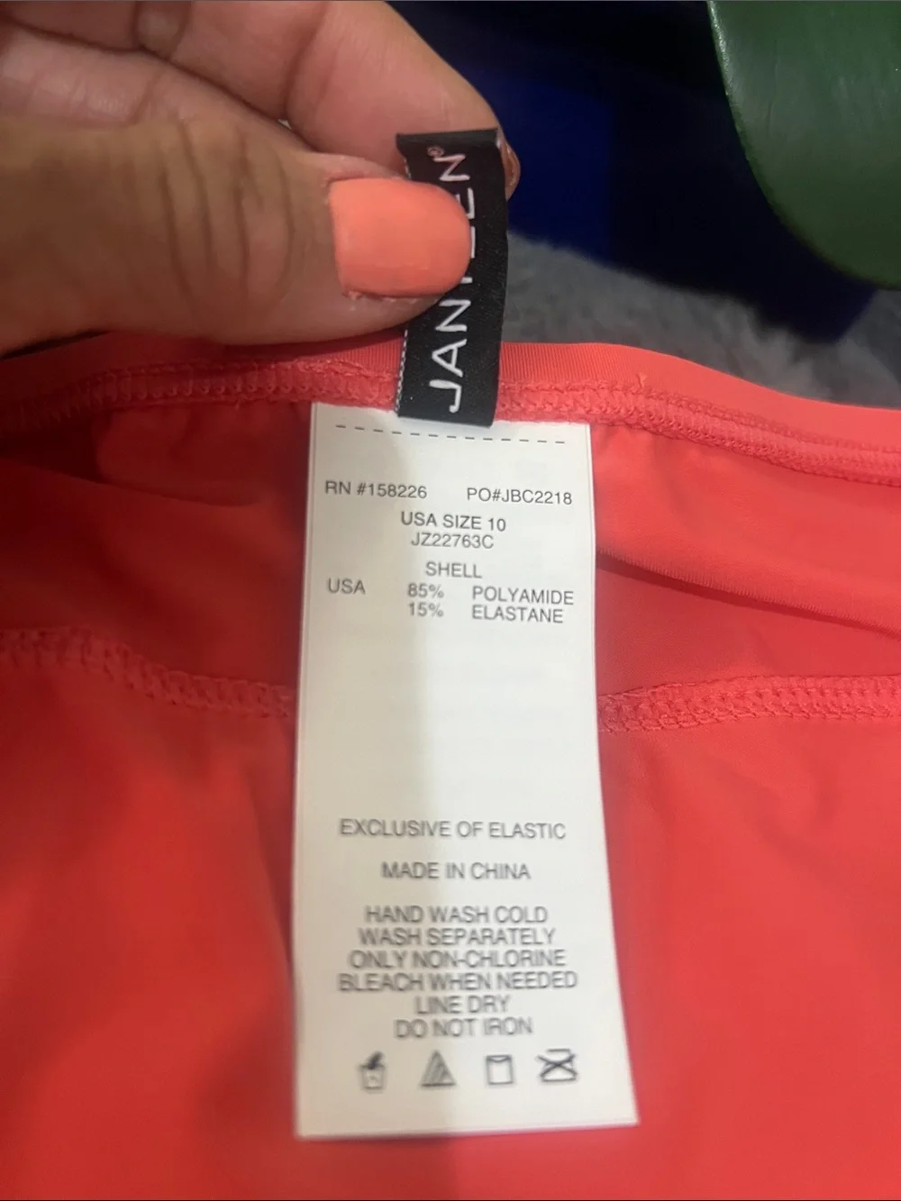 Jantzen Coral Swim Skirt/Cover-up NWT retail $45 size:10
